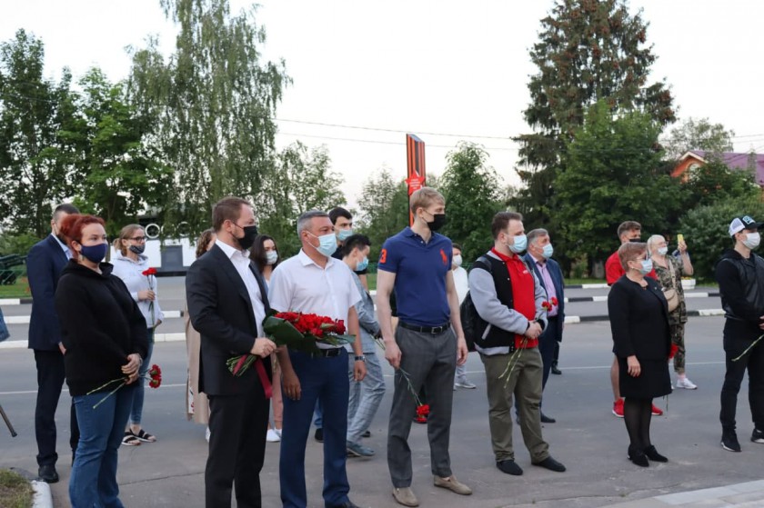 Митинг в честь Дня памяти и скорби прошел в деревне Нефедьево