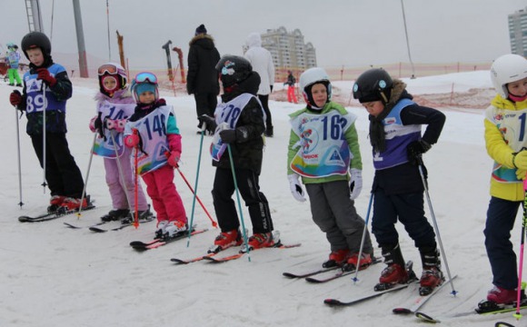 Соревнования по горным лыжным прошли на Черневской горке (ВИДЕО)