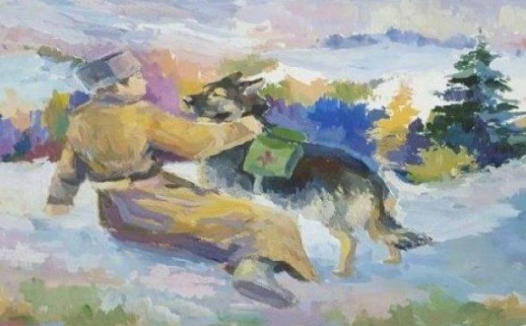 Юным красногорцам предлагают нарисовать «Портрет фронтовой собаки»