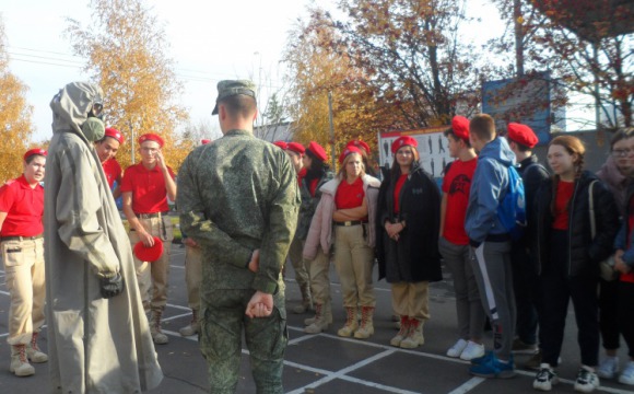 Школьники сыграли в военно-спортивную игру