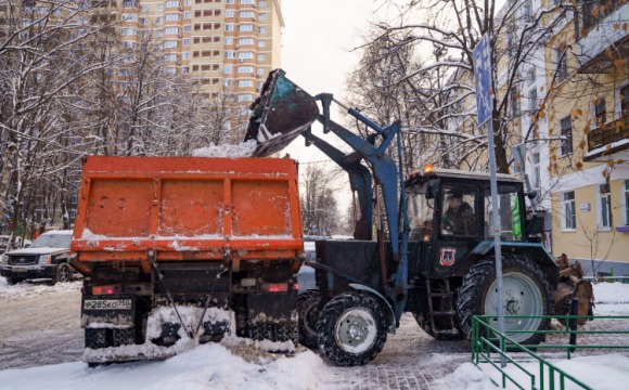 Более 116 тысяч кубометров снега вывезено за зиму из Красногорска 