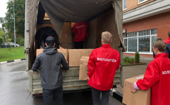 Красногорцы собрали более трех тонн гуманитарной помощи в Иркутск