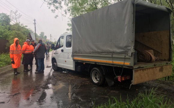 Коммунальные службы Красногорска сообщили об устранении последствий разлива ливневых вод