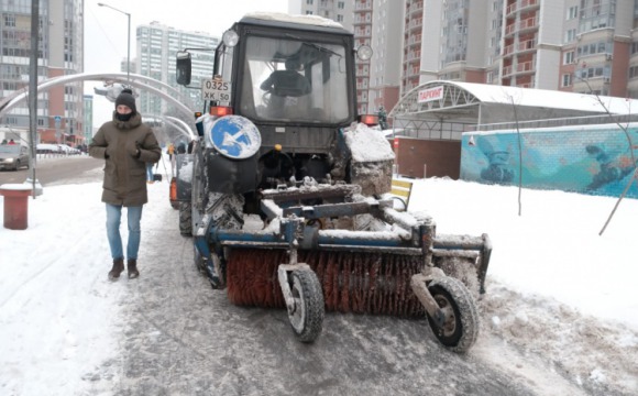 2 тысячи кубометров снега вывезли в Красногорске за сутки