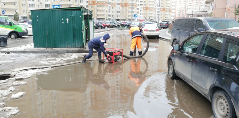 Механизм борьбы с подтоплениями и снегопадами в Красногорске