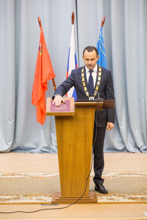 Михаил Сапунов официально вступил в должность главы Красногорского района