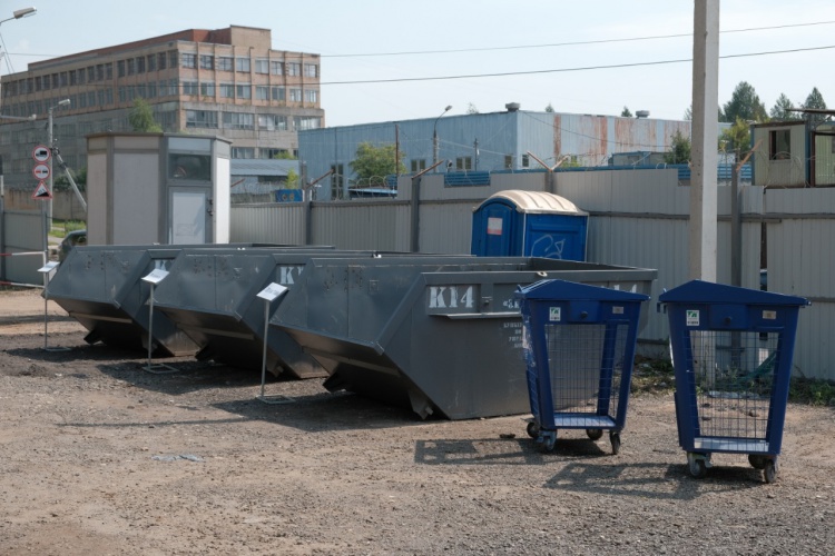 В Красногорске две площадки «Мегабак» готовятся принимать крупногабаритный мусор