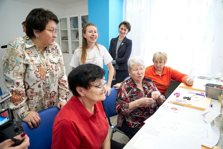 Глава Красногорска посетила Центр Активного долголетия