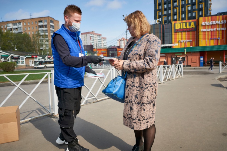 Волонтеры раздадут жителям Красногорска 20 тысяч масок