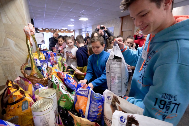 Более 200 килограммов корма собрали в рамках акции «Помоги четвероногому другу»