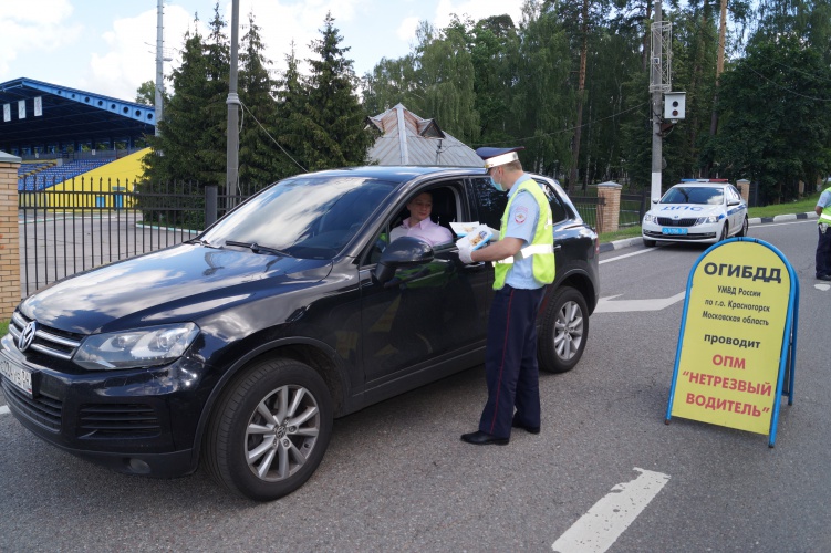 В Красногорске продолжатся тематические проверки водителей