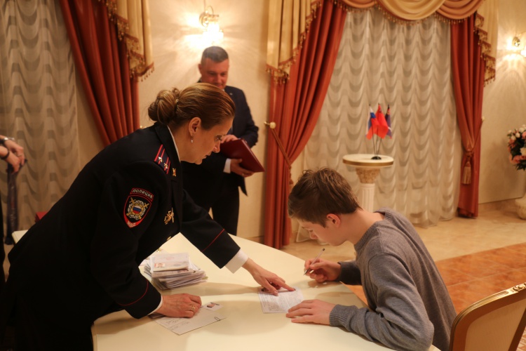 Акция "Я - гражданин России" в Нахабино