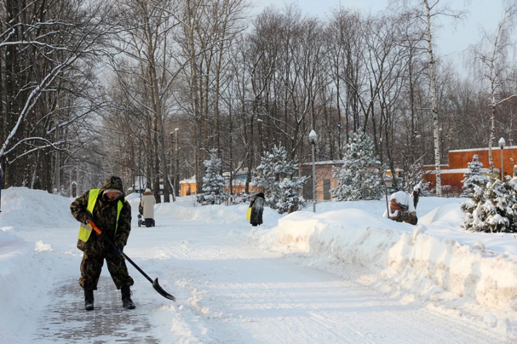 Свыше 6 тысяч коммунальщиков расчищают снег в населенных пунктах Московской области