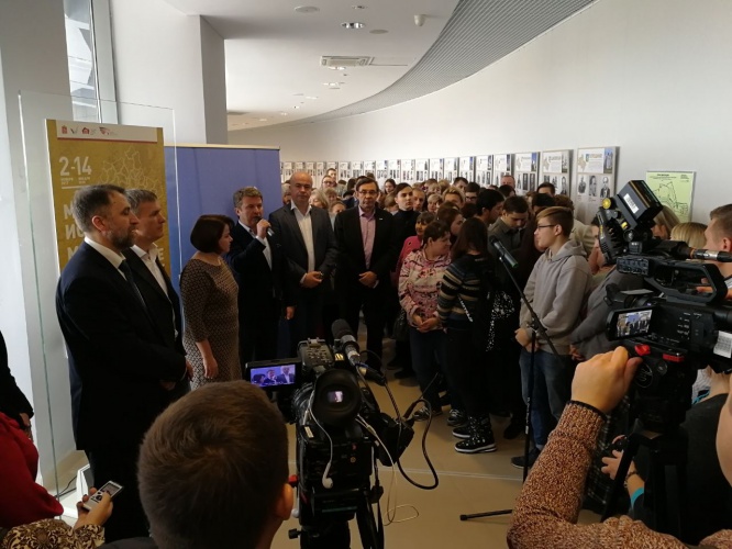Представители Общественной палаты Красногорска посетили открытие выставки «Моя история – мое Подмосковье»