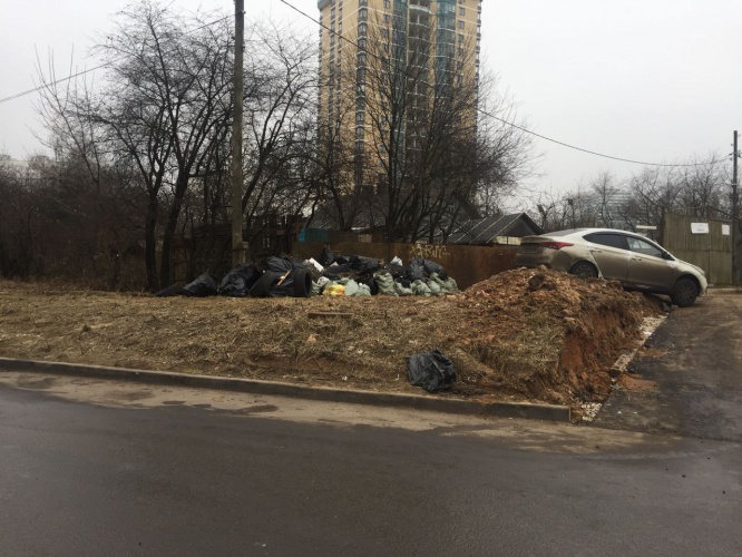 Рейд по выявлению навалов мусора прошел в Красногорске