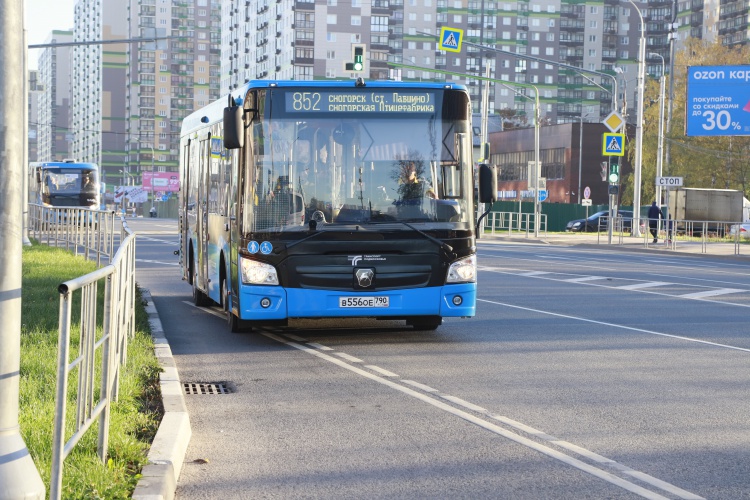 15 новых автобусов появилось в Красногорске