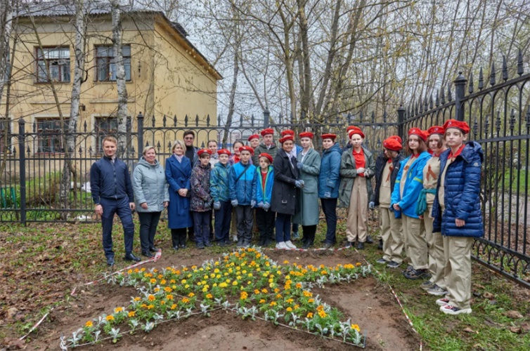 Акция «Цветы Победы» прошла в Красногорске