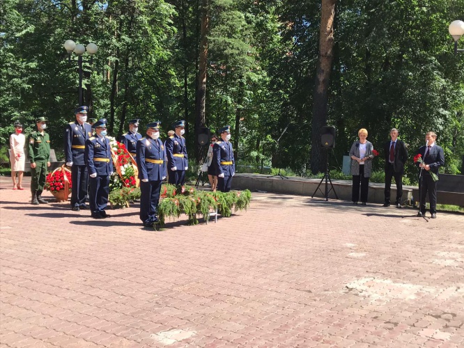 Митинг памяти прошел в Красногорске