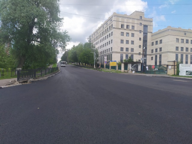 В Красногорске завершен ремонт на улицах Речная и Народного ополчения