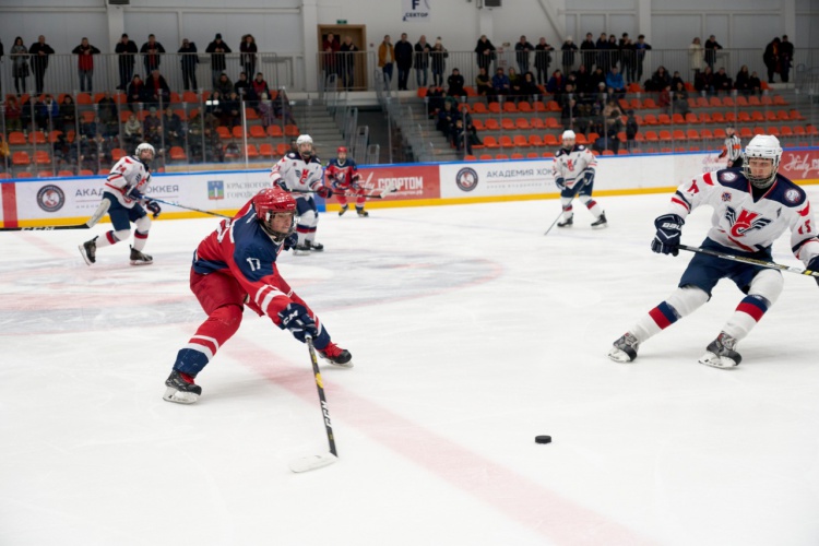Красногорские хоккеисты-юниоры сыграли первый домашний матч плей-офф