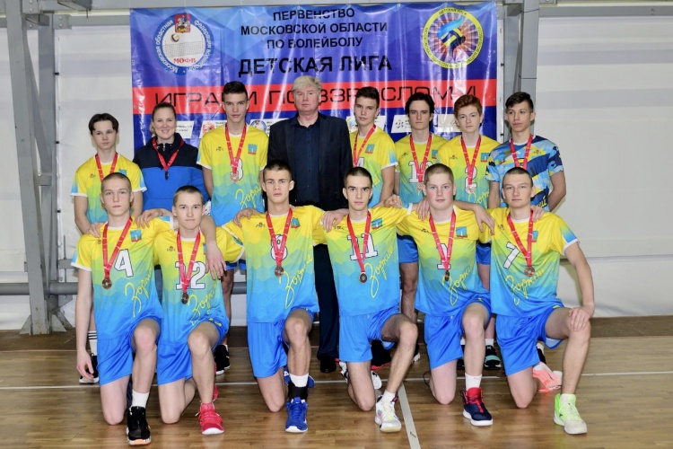 Красногорская команда по волейболу стала третьей на областных соревнованиях