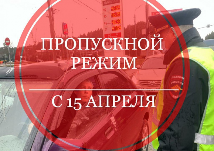 В Подмосковье с 15 апреля вводится пропускной режим