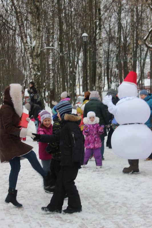 Большой зимний праздник состоялся на территории ART-Бульвара усадьбы "Знаменское-Губайлово"