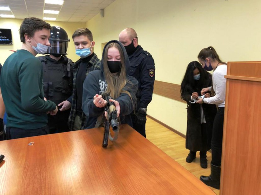 В Красногорске полицейские провели встречу со студентами колледжа