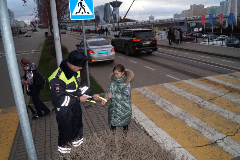 Профилактическое мероприятие «Пешеход» прошло в Красногорске