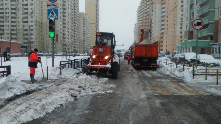 9 тысяч кубометров снега вывезено в Красногорске за минувшие выходные