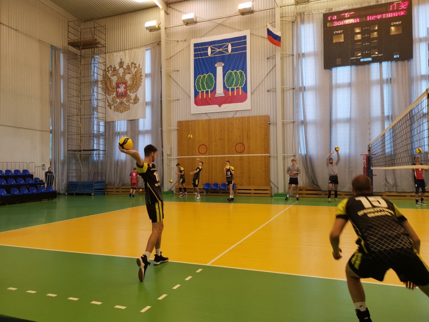 Красногорская волейбольная команда одержала первую победу в сезоне