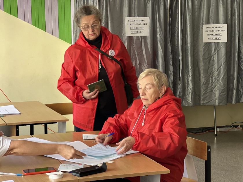 Участники центра «Активное долголетие» отдали свои голоса на выборах