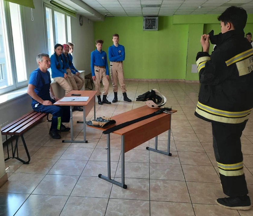 Сотрудники ЕДДС Красногорск приняли участие в конкурсе на лучшую дружину юных пожарных