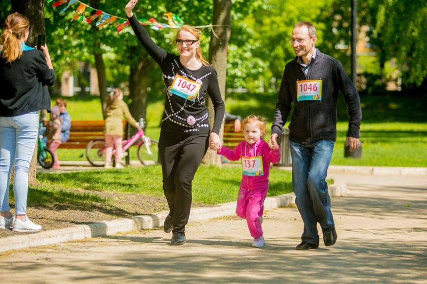 Более 80 детей  возрасте от 1 до 7 лет приняли участие в забеге в  Красногорском городском парке