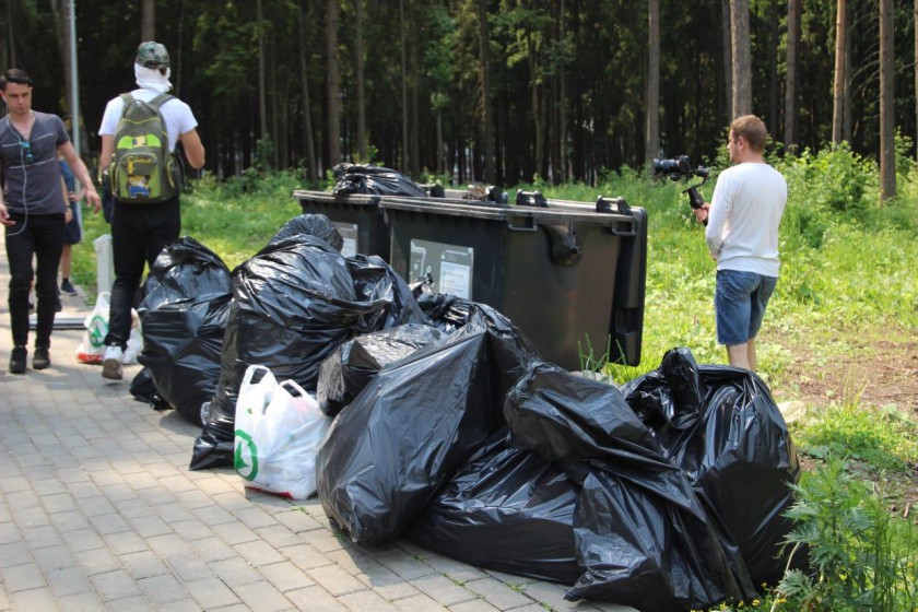 2,5 тонны мусора собрали плоггеры в Красногорске