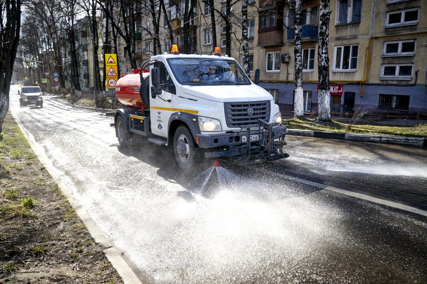 Почти 50 км дорог привели в порядок дорожные службы в микрорайонах Красногорска