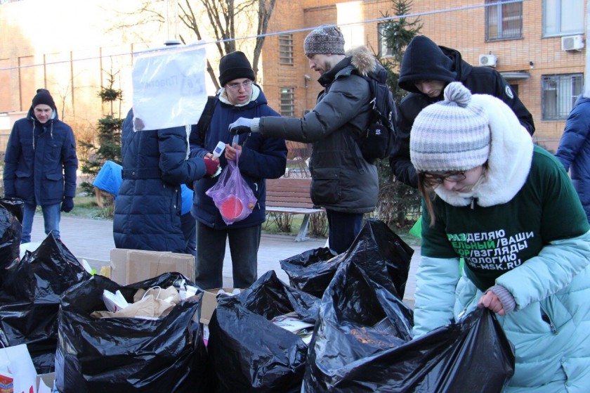 Около 500 килограммов макулатуры, пластика и стекла собрали экоактивисты г.о. Красногорск