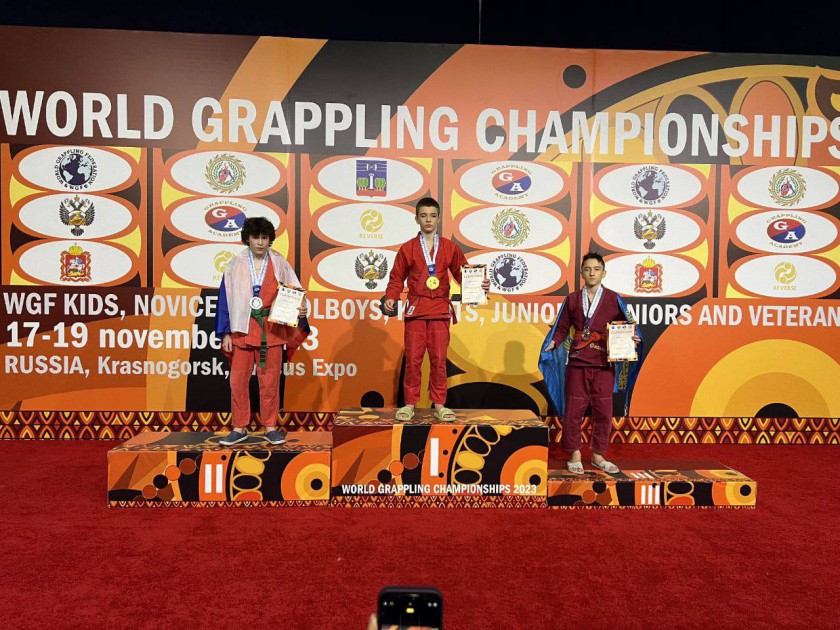 Красногорские спортсмены заняли призовые места на Чемпионате Мира по грэпплингу