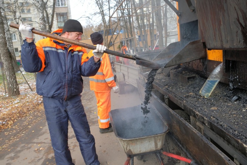 В Красногорске устранено 30 000 ям на дорогах