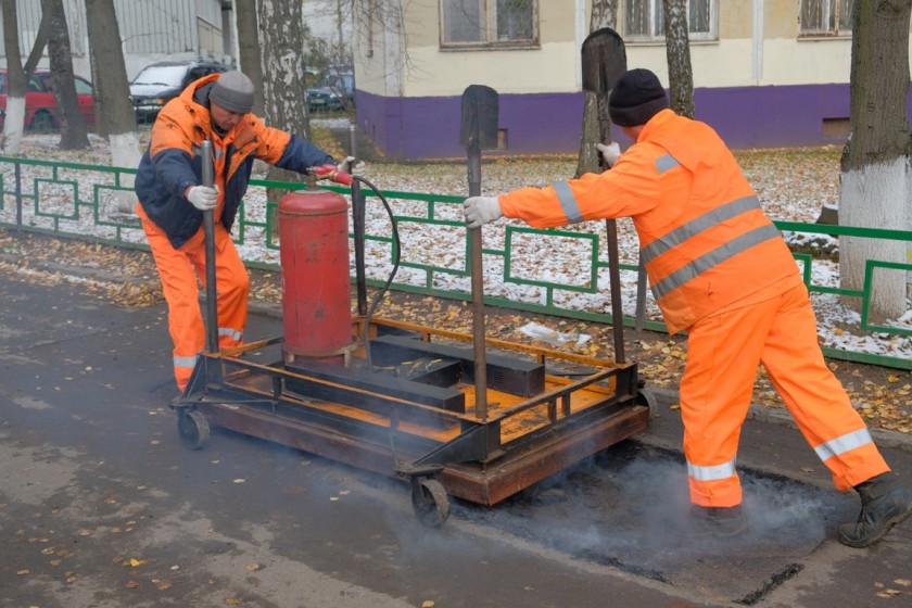 В Красногорске устранено 30 000 ям на дорогах