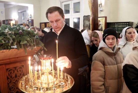 Глава Красногорска принял участие в Рождественском богослужении