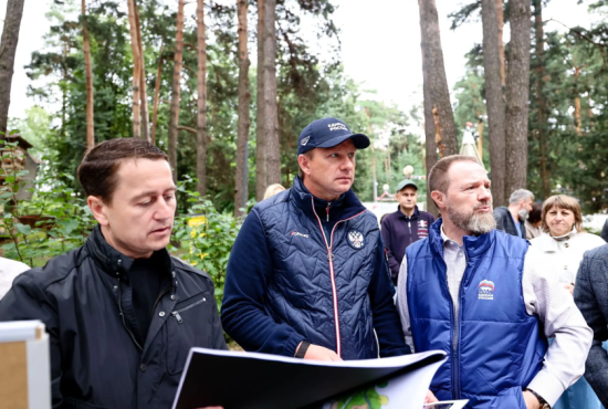 Дмитрий Волков и Сергей Колунов проинспектировали модернизацию автогородка в «Сказочном»