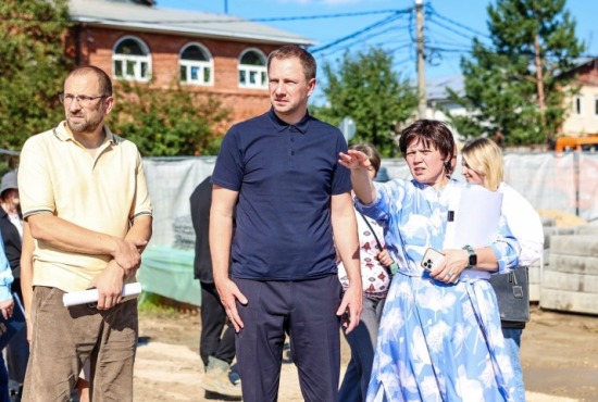 Дмитрий Волков провёл выездной штаб по благоустройству в Нахабино