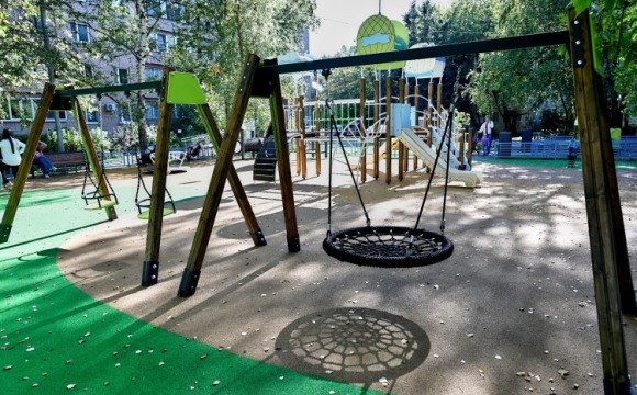 В Красногорске появилась новая детская площадка