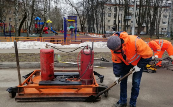 С начала года в Красногорске устранено более 800 дорожных ям