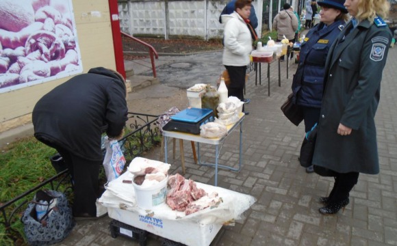 Очередные проверки рынков прошли в Озёрах