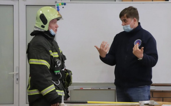 Красногорским волонтерам рассказали о правилах пожарной безопасности