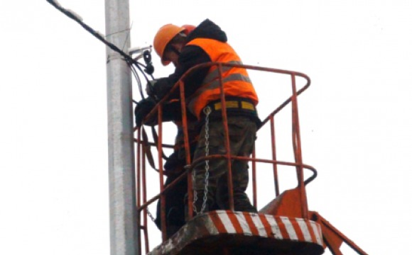 Восстановление наружного освещения в Красногорске ведется оперативно