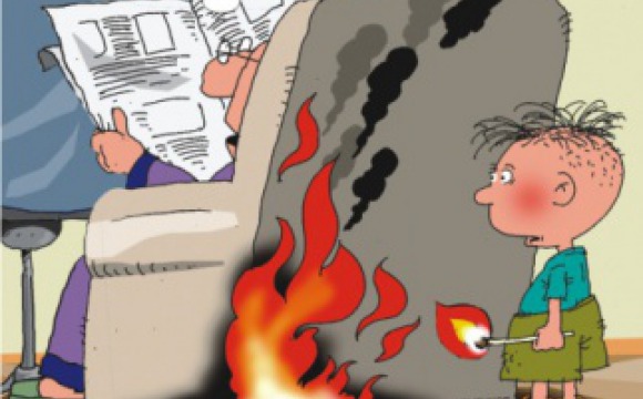 Красногорцы, помните: детские шалости с огнем могут привести к трагическим последствиям!
