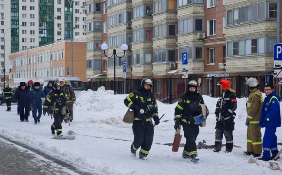В Красногорске провели учения по тушению пожара